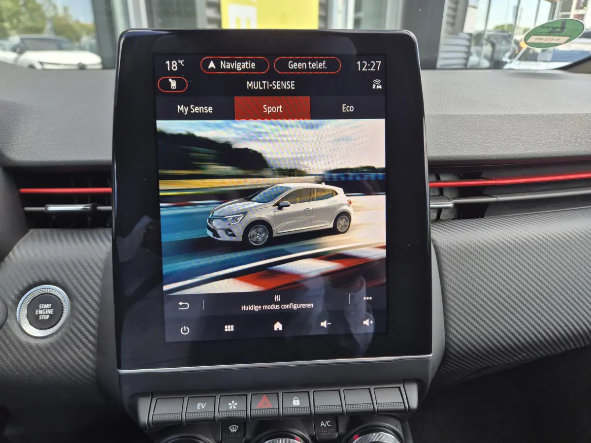Clio 1.6 E-Tech Hybrid 140 R.S. Line Camera, Navigatie, All Season banden, Sportinterieur, Apple/Android