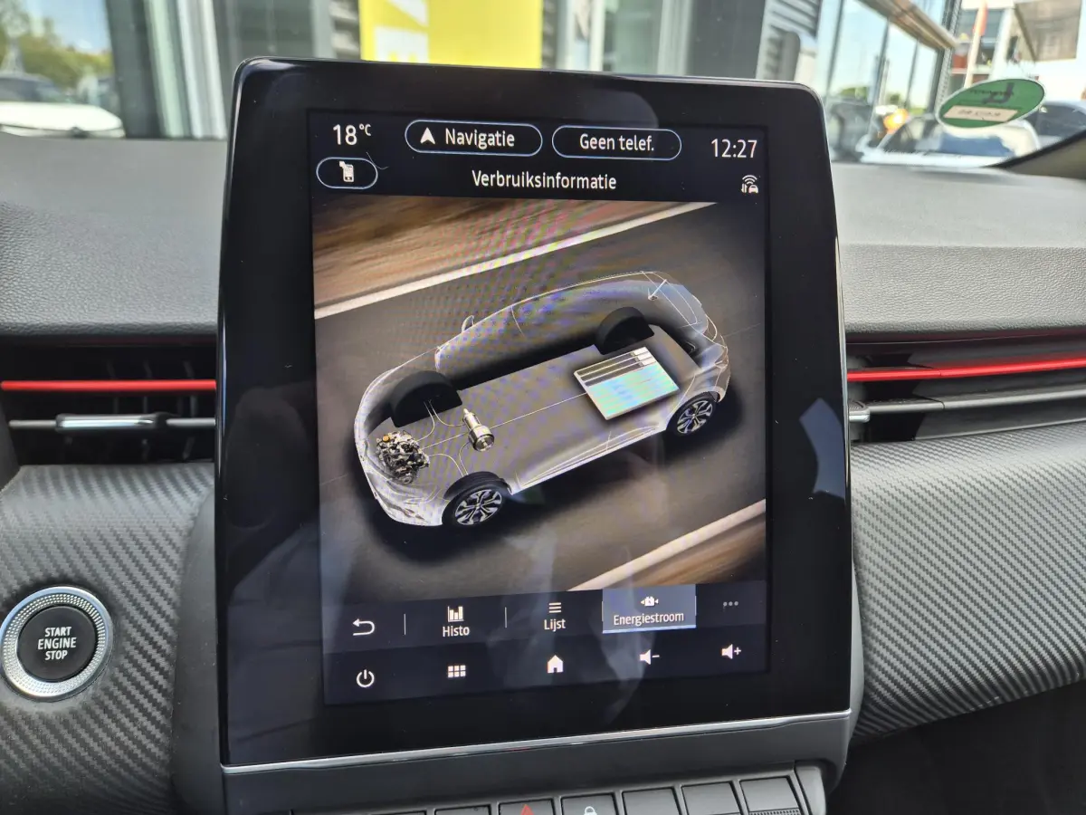 Clio 1.6 E-Tech Hybrid 140 R.S. Line Camera, Navigatie, All Season banden, Sportinterieur, Apple/Android