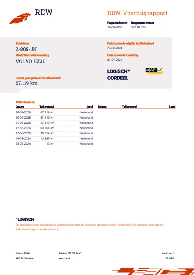 EX30 Single Motor Extended Range Plus 69 kWh 93%