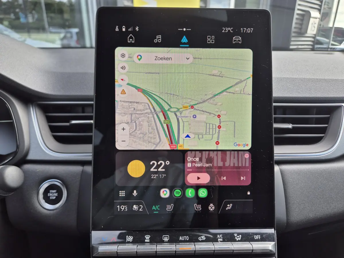 Captur 1.3 mild hybrid 160 EDC AUTOMAAT techno Camera, Adaptive Cruise Control, Stoel/Stuur verw., Apple/An