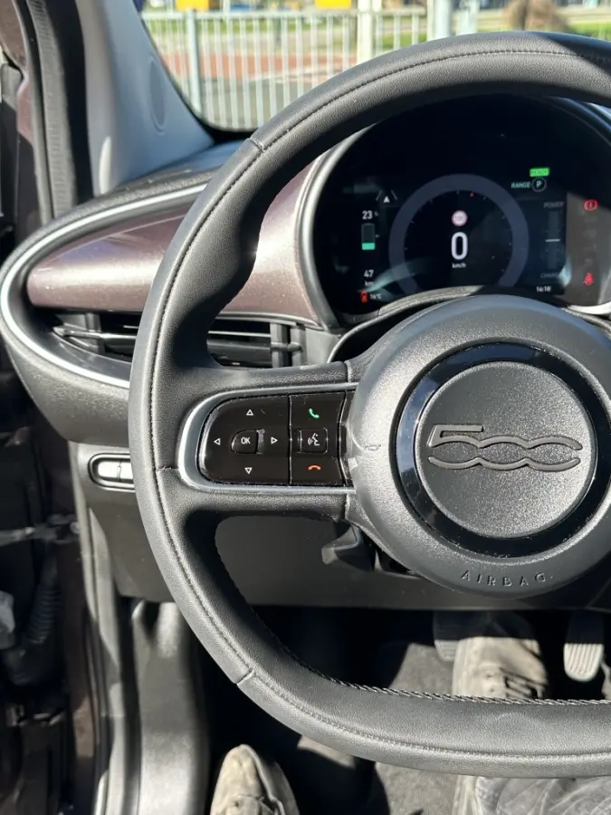 500 Electrisch SOH 92% Icon 42 kWh | CarPlay | Cruise | Airco | Winterpak. | PDC