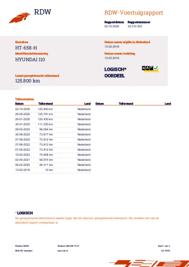 i10 1.0i i-Motion Comfort Plus|Cruise Ctrl|Airco