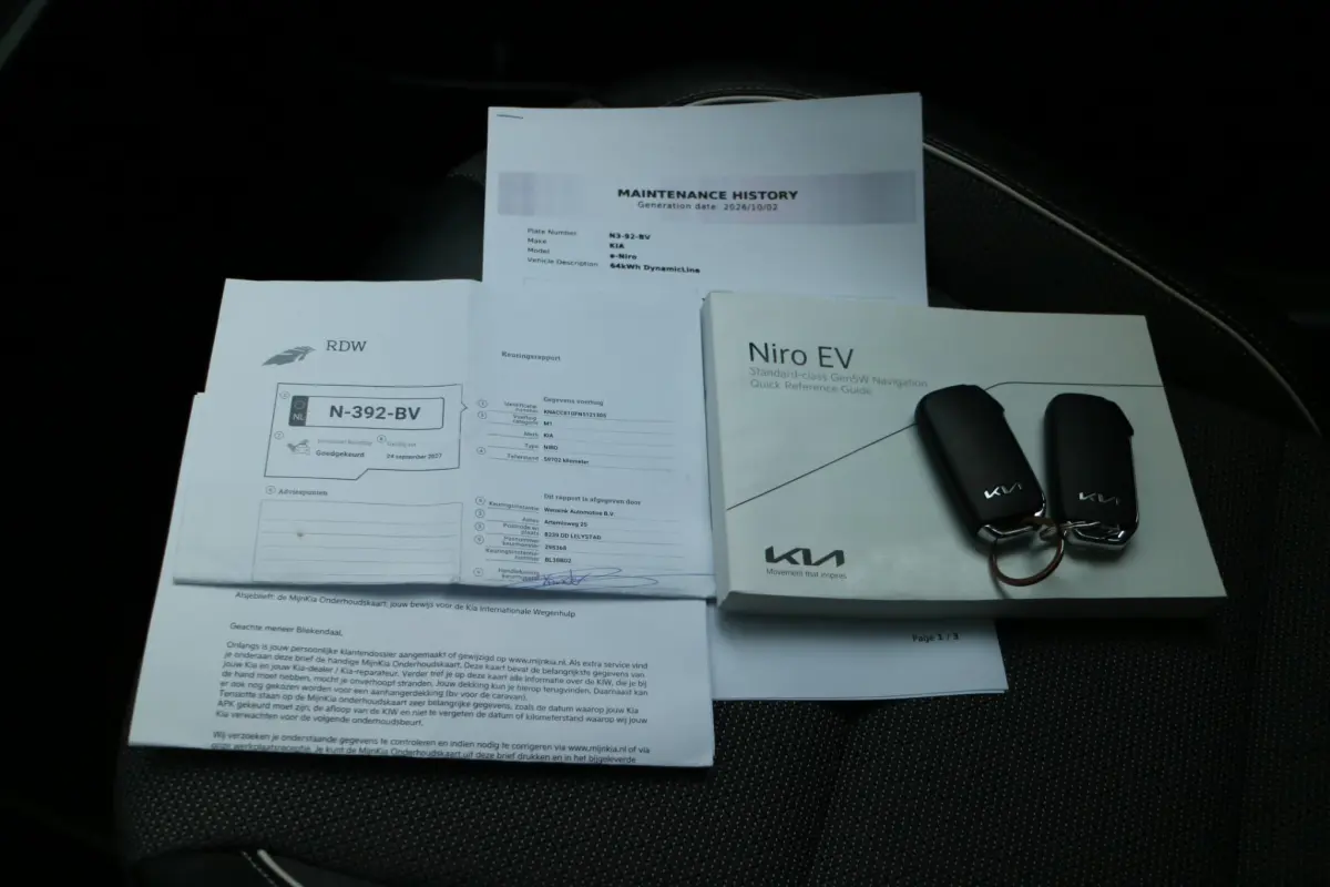 e-Niro DynamicLine 64 kWh | SOH 94.4 % | Camera | Accu Garantie! | Goed onderhouden! |
